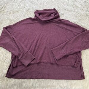 American Eagle Outfitters Cropped Waffle Knit Boxy Top
